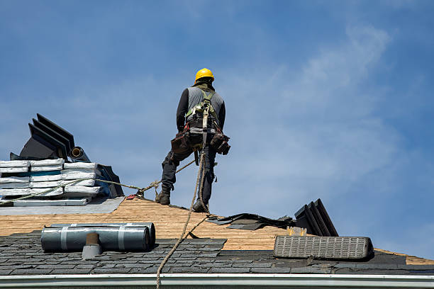 Professional Roof Replacement technician working in Holbrook, NY